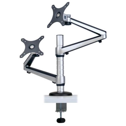 13 to 27in Dual Flex Arm Desk Clamp