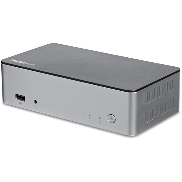 Dual Monitor USB C Dock 2.5 SSD HDD Bay