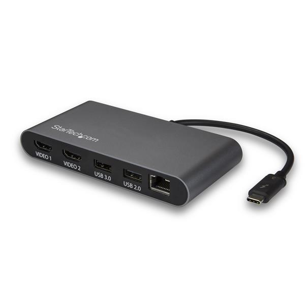 Mini Thunderbolt 3 Dock Dual 4K HDMI