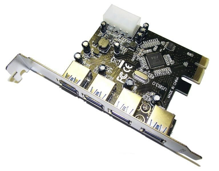 Dynamode 4 Port USB3.0 PCIe Card