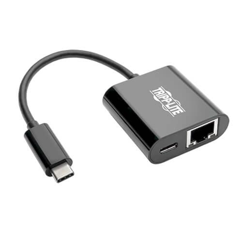 USB C to Gbit Adapter with PD Charging