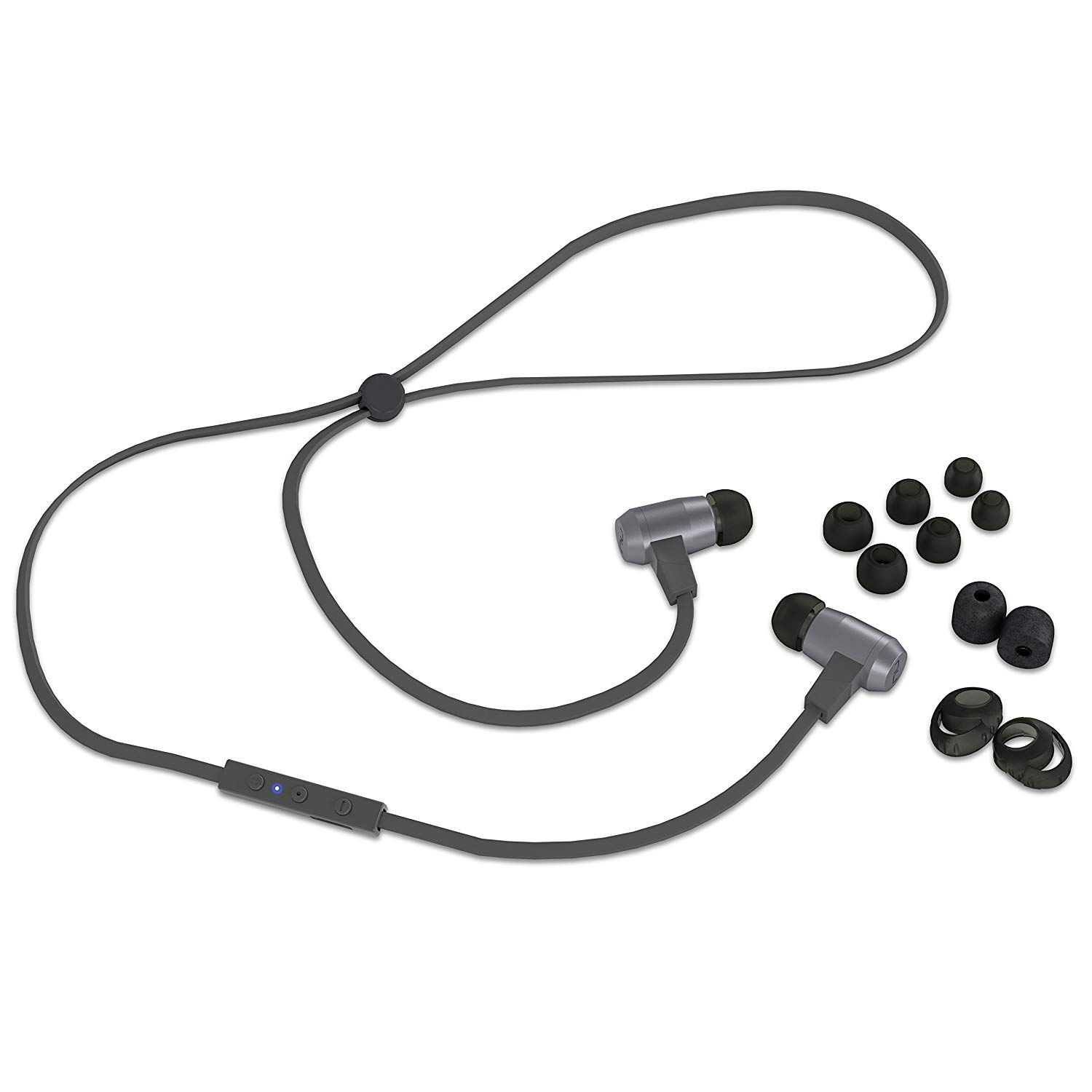 NuForce BE6 Grey Bluetooth Earphones
