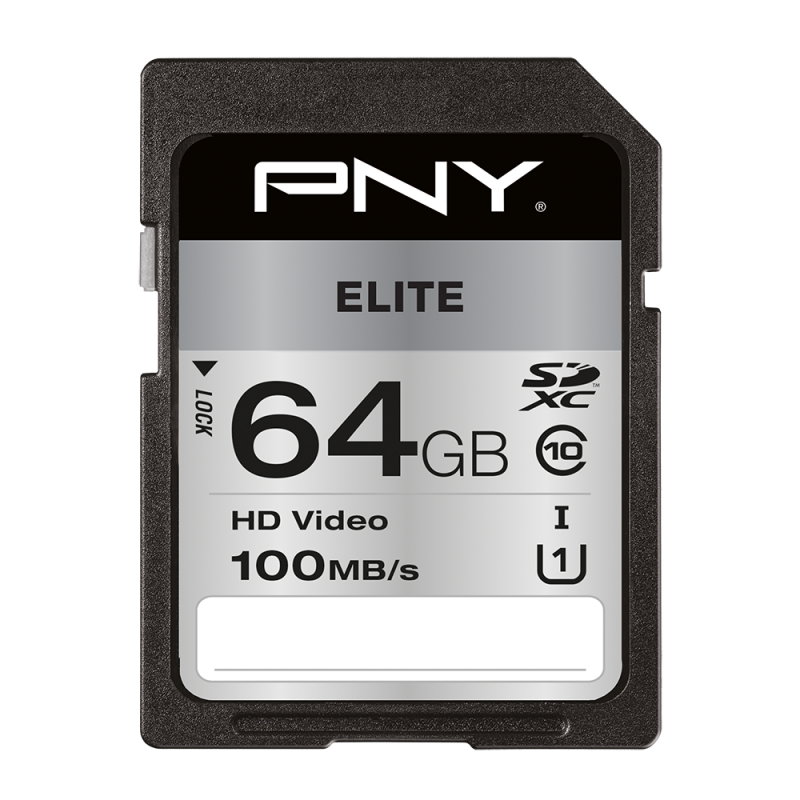 PNY 64GB High Elite CL10 UHS1 SDXC