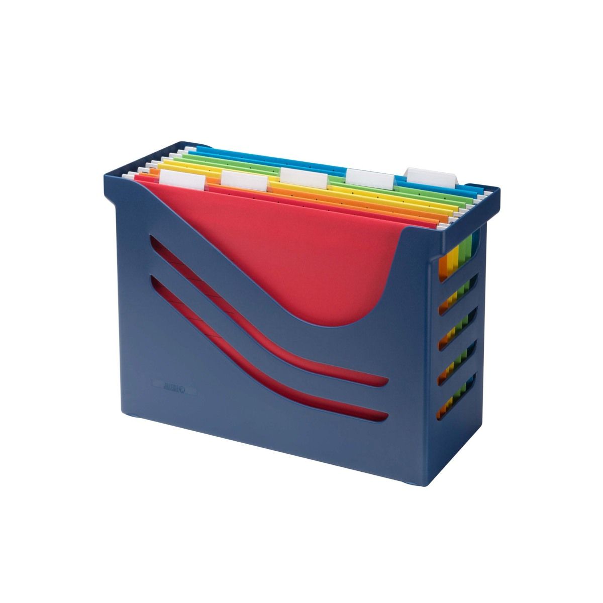 Jalema Resolution Suspension File Box Blue and 5 A4 Suspension Files