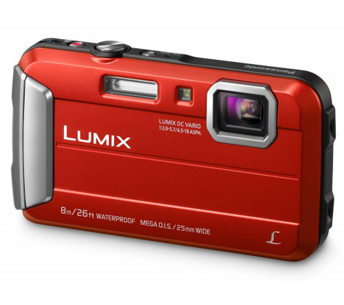 Bundle: Panasonic Lumix DMC-FT30 Red with 32GB SD Card and Case