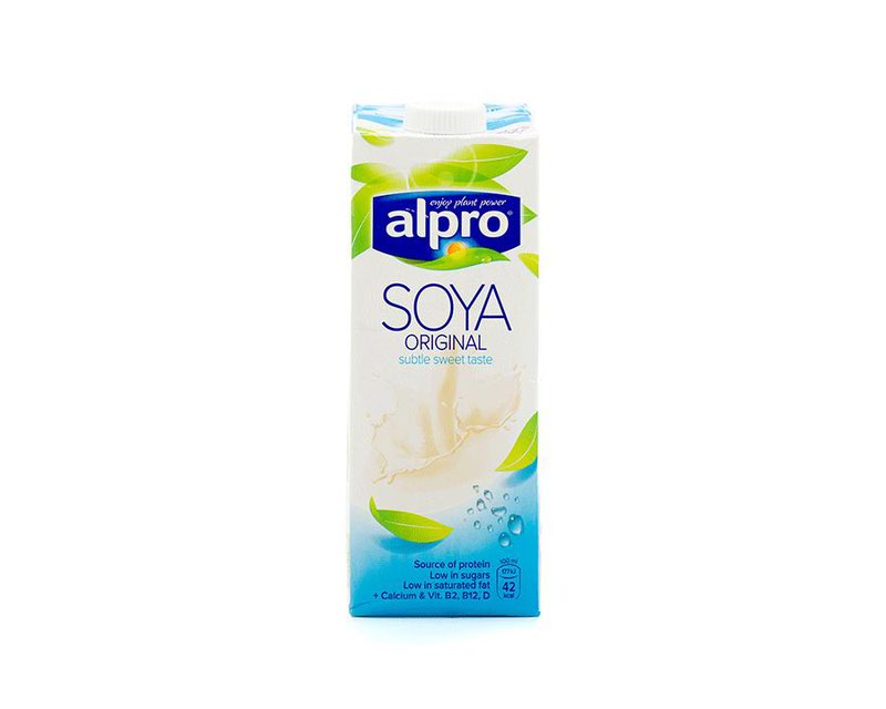 Alpro Original Soya Milk 1 Litre 0499048 (Pack 8)