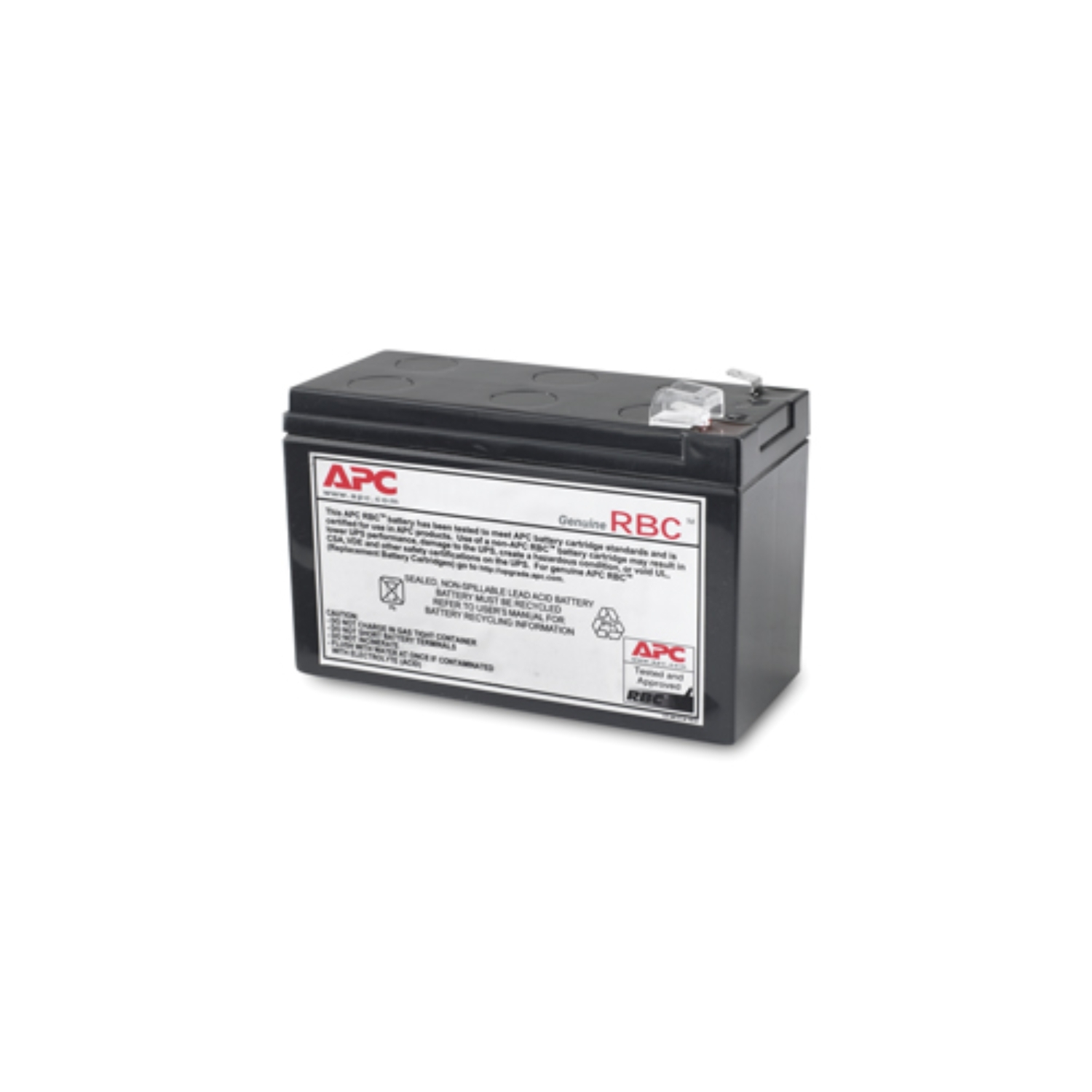 Apc Replacement Battery Cartridge 110 Sealed Lead Acid Vrla