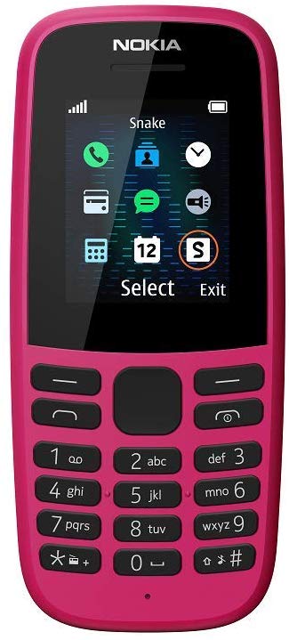 Mobile Phones Nokia 105 Pink Mobile Phone