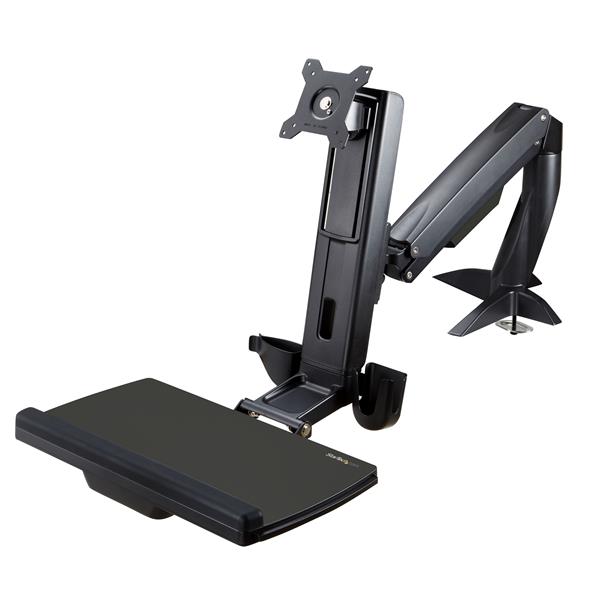 Arms Up to 24in Monitor Arm Sit Stand Desktop