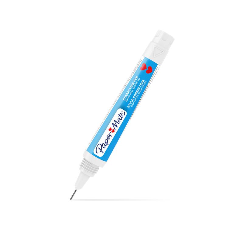 Paper Mate Correction Fluid Pen 7ml White (Pack 10)