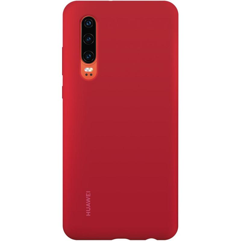 Huawei P30 Silicone Phone Case Red