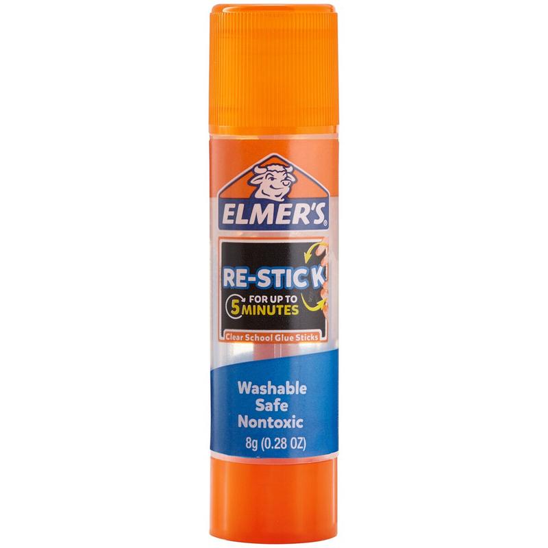Elmers Re-Stick Glue Stick 8g (Pack 10)
