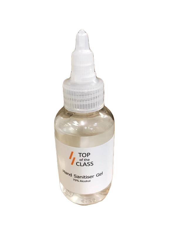Hand Soaps / Sanitisers & Dispensers Top Of The Class Hand Sanitiser Squeezy Bottle with Twist Top 65ml (Pack 24 Buy One Get One Free)
