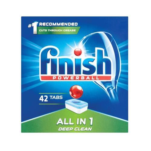 Finish All In One Dishwasher Tablets (Pack 42) 1002100