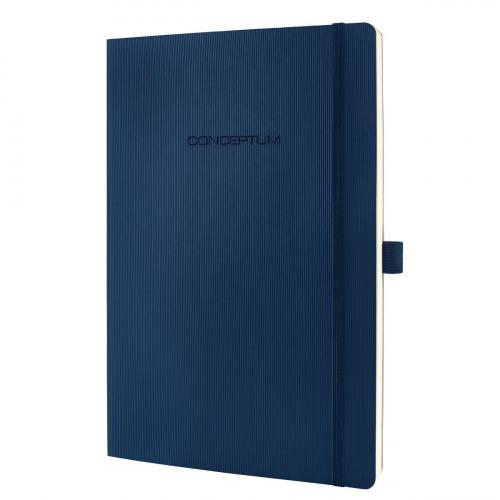 Sigel CONCEPTUM A4 Casebound Soft Cover Notebook Ruled 194 Pages Blue 3 for 2 Offer