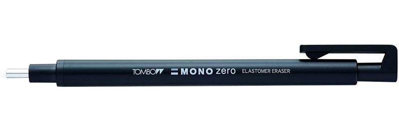 Erasers Tombow Eraser MONO Zero Round 23mm Black