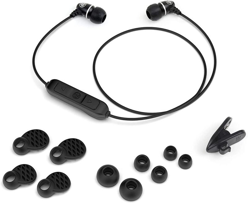 JLab Audio Metal Wireless Headphones In Ear Neck Band Bluetooth 5 Connectivity Universal Controls and Mic