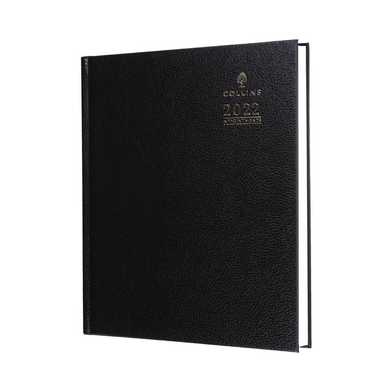 Collins Quarto Week To View Appointments 2022 Diary Black A36.99-22