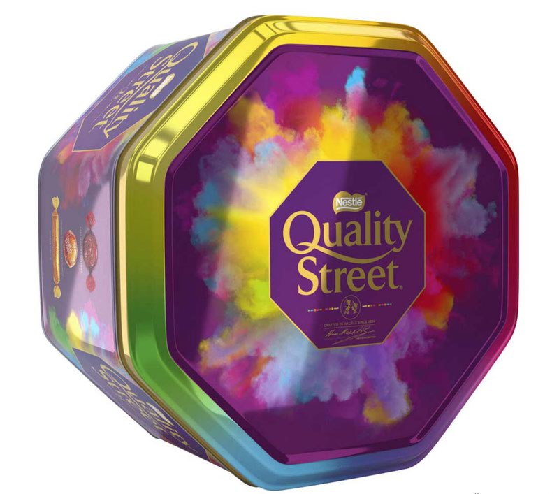 Sweets / Chocolate Quality Street Tin Chocolate Toffee & Cremes (Pack 2kg) 12406419