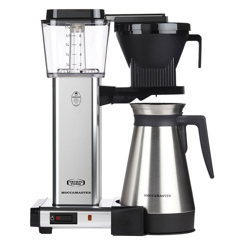 Moccamaster KBGT 741 Select Polished Silver Coffee Maker UK Plug