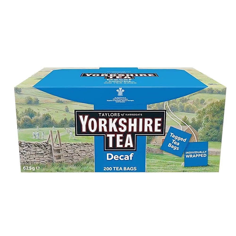 Yorkshire Tea Decaffeinated Tea Bags Enveloped And Tagged Pack 200 0403540