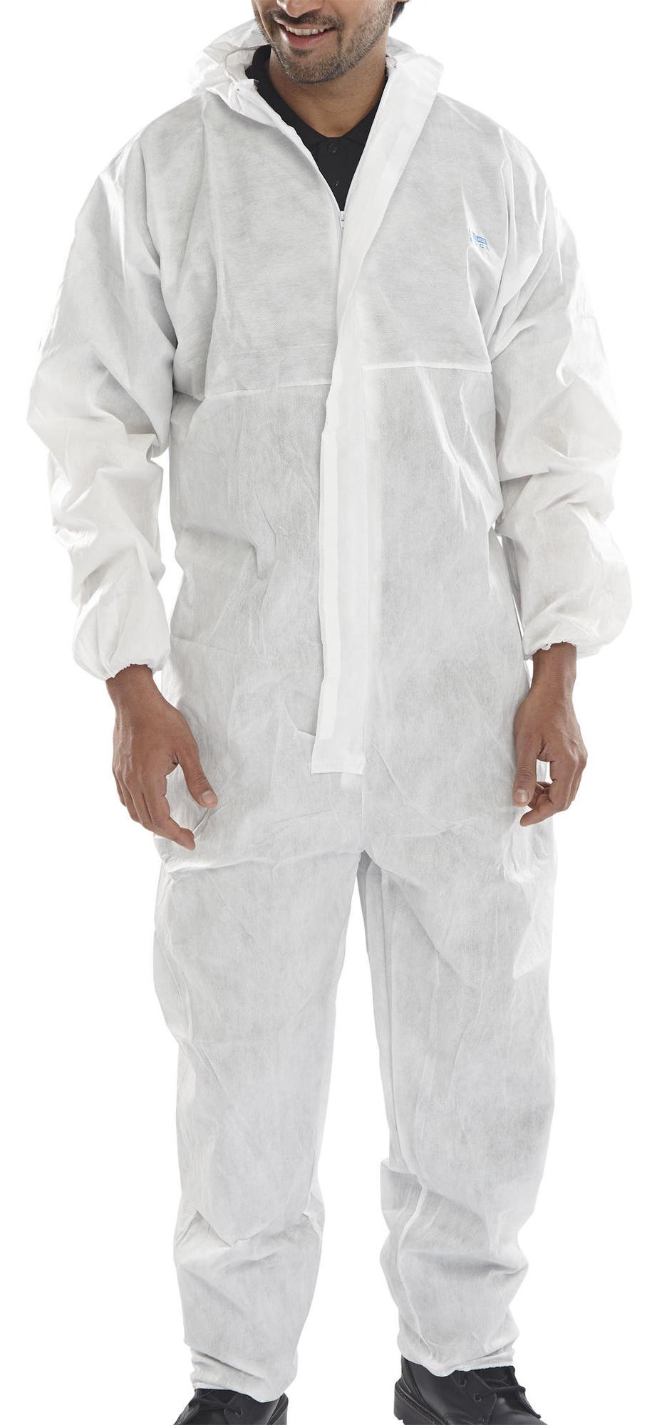 DISPOSABLE COVERALL WHITE TYPE 5/6 MEDIU