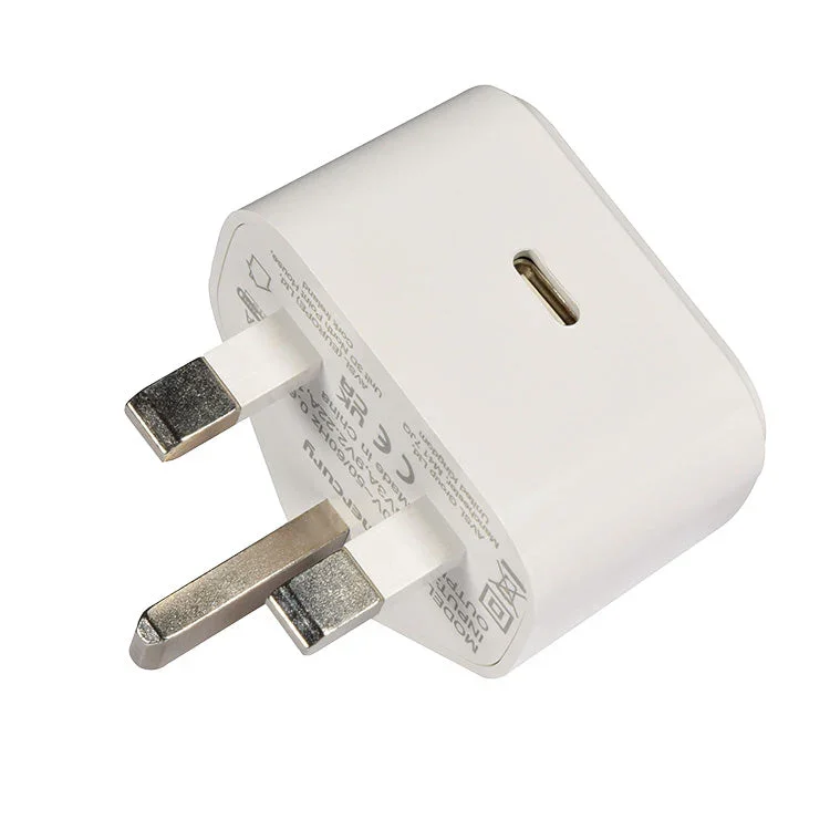 MAXCASE USB-C PD MAINS CHARGER 20W (WHI