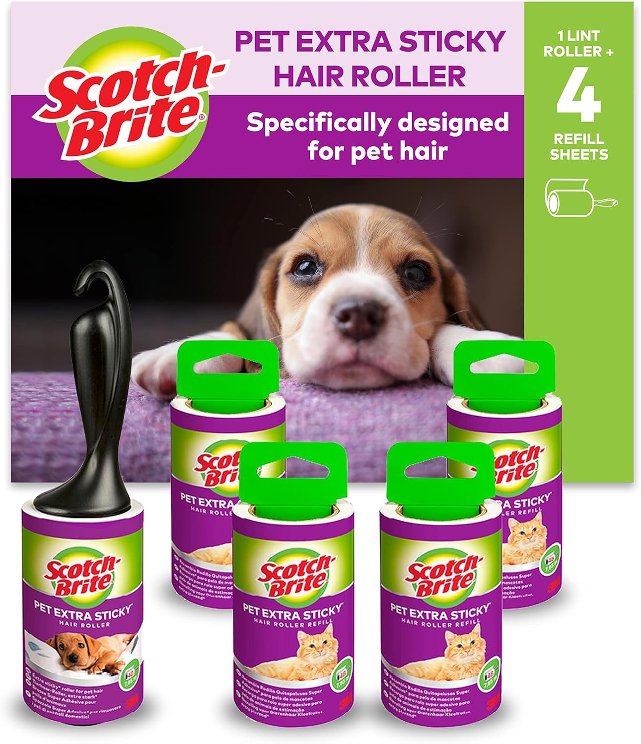 SCOTCH-BRITE PET EXTRA STICKY* HAIR ROLL
