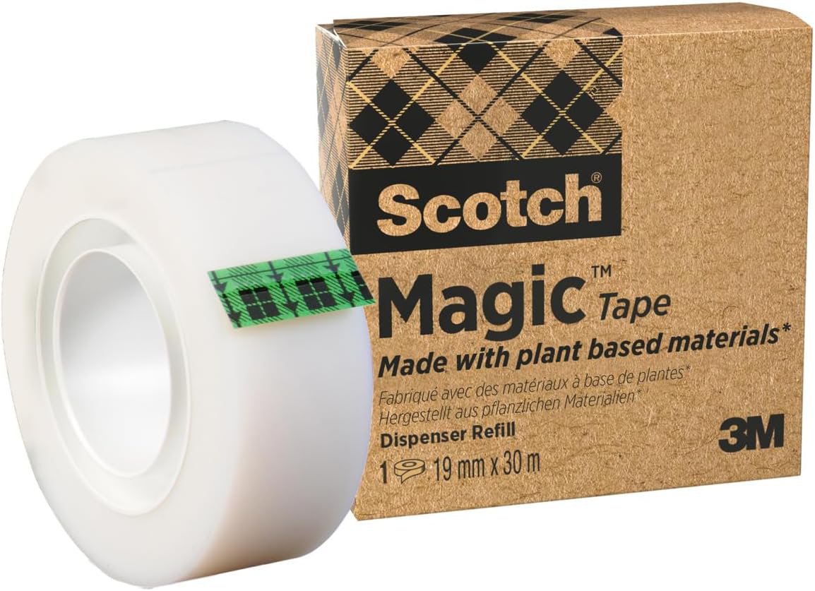 SCOTCH MAGIC TAPE, MADE WITH 66% PLANT B