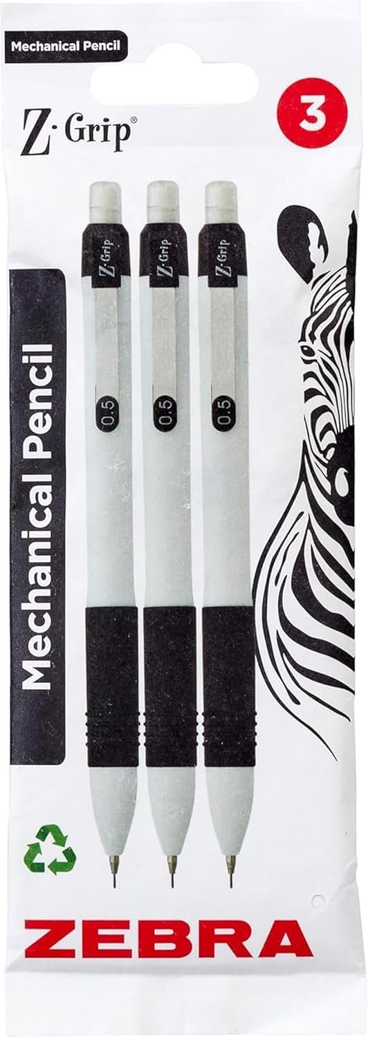 Z GRIP MECHANICAL PENCIL 3PK
