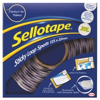 Sellotape Sticky Loop Spots 22mm White 1445181 (125 Spots)