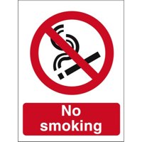 Smoking Stewart Superior No Smoking Sign 150x200mm