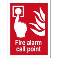 Fire Stewart Superior Fire Alarm Call Point Sign 150x200mm