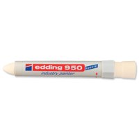 Permanent Markers Edding 950 Industry Painter Permanent Marker Bullet Tip 10mm Line White (Pack 10)