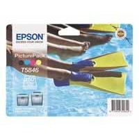 Epson C13T58464010 T5846 PhotoPack Ink 39ml Paper 150 Sheets
