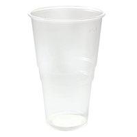 ValueX Flexiglass Plastic Glass 1 Pint Clear (Pack 50)