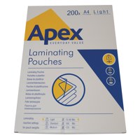 Laminating Film & Pockets ValueX Laminating Pouch A4 2x75 Micron Gloss (Pack 200) 6005301