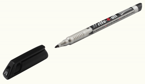 STABILO Write-4-All Medium Permanent Marker 1mm Line Black (Pack 10) -  146/46 (10332ST)