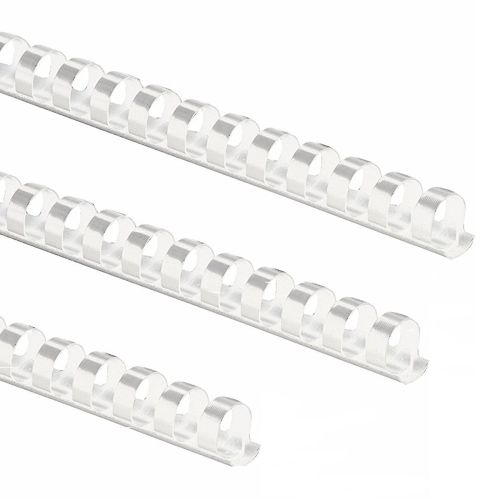 Fellowes Plastic Binding Combs A4 22mm White 5347803 (PK50)