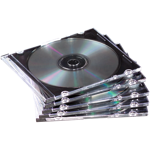 Cases ValueX CD Jewel Case Slimline Clear (Pack 25) 98316