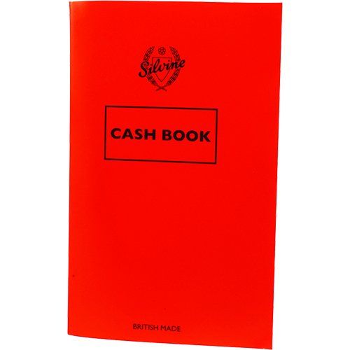Silvine+Cash+Book+159x99mm+72+Pages+Red+%28Pack+24%29+-+042C