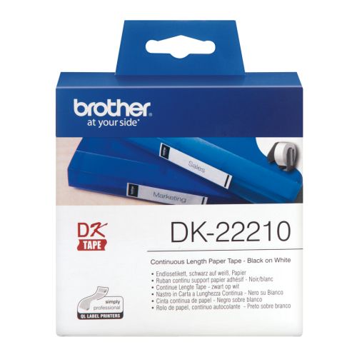 Brother DK22210 Continuous Paper Roll 29mmx30m