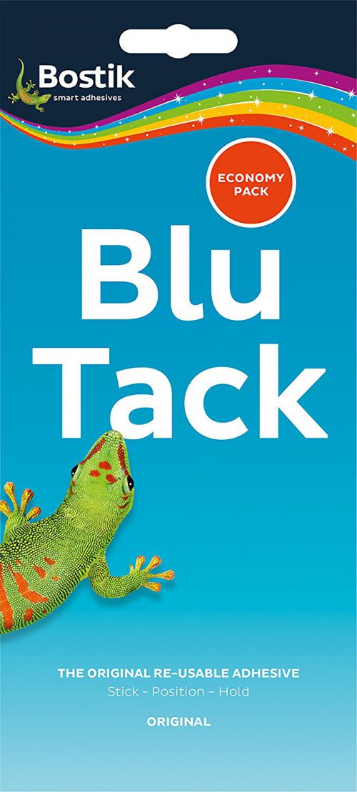 Pack of BLU TAC - - - - - Re-Usable & Adhesive Blutac Blutak