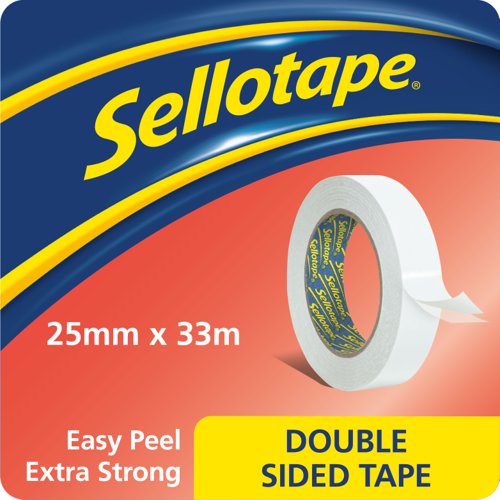 Sellotape+Easy+Peel+Extra+Strong+Double+Sided+Tape+25mm+x+33m+%28Pack+6%29+-+1447052