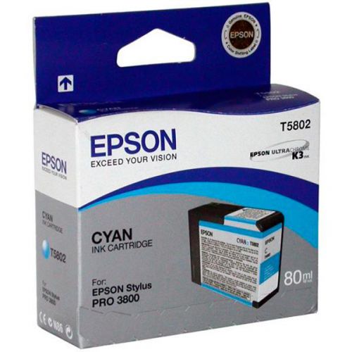 Epson T5802 Cyan Ink Cartridge 80ml - C13T580200