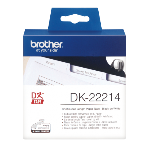 Brother DK22214 Continuous Paper Roll 12mmx30m