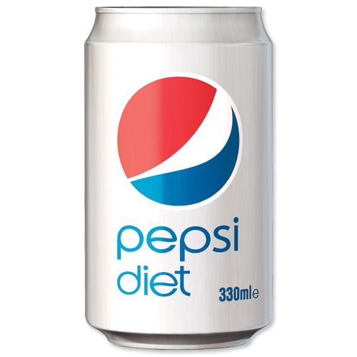 Pepsi Diet Drink Can 330ml (Pack 24)