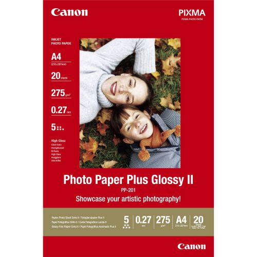 Photo Paper Canon PP-201 Glossy Photo Paper A4 20 Sheets - 2311B019