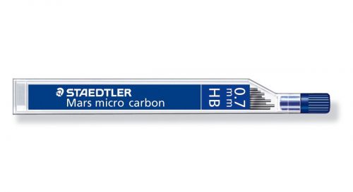 Staedtler+Mars+Micro+Pencil+Lead+Refill+HB+0.7mm+Lead+12+Leads+Per+Tube+%28Pack+12%29+-+25007-HB