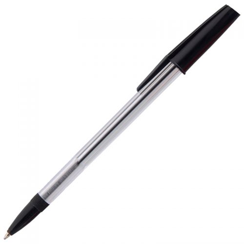 ValueX White Box Ballpoint Pen Black (Pack 50)